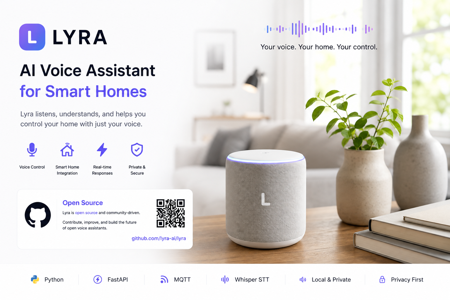 Lyra — AI voice assistant for smart homes